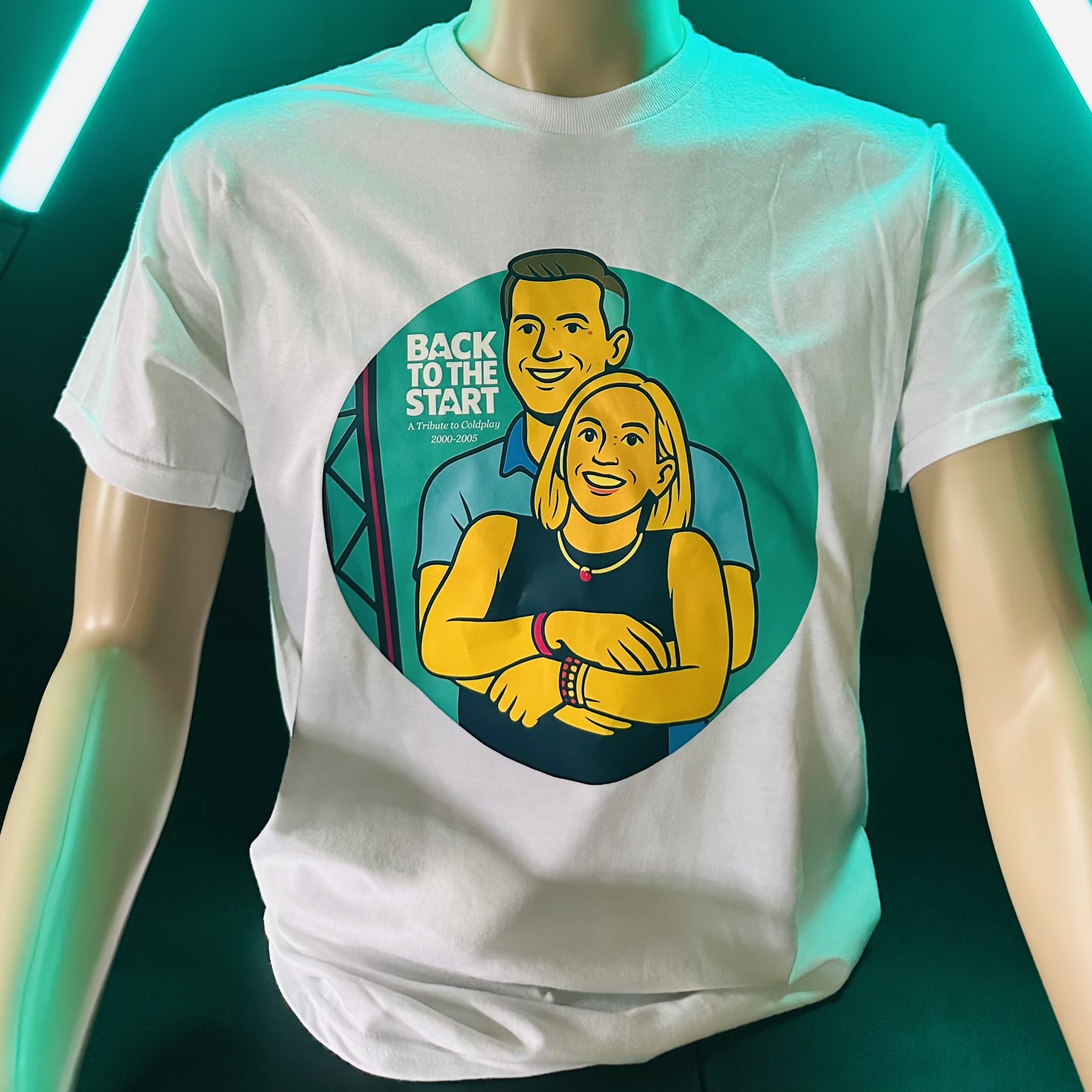 Back To The Start blue logo sweatshirt